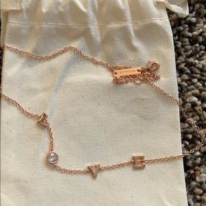 Pura Vita rose gold colored necklace- new